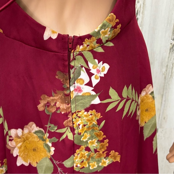 B. Darlin Floral Lace-Up Back Dress - Picture 7 of 10